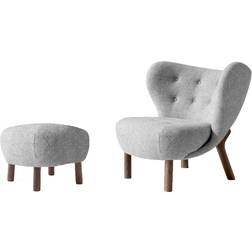 &Tradition Little Petra Walnut / Hallingdal Loungestol 75cm 2stk