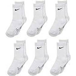 Nike Little Kid's Dri-Fit Crew Socks 6-pack - White