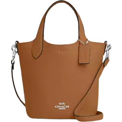 Coach Hanna Bucket Bag - Silver/Light Saddle