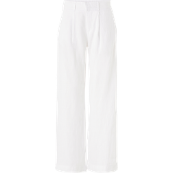 Gina Tricot Linen Trousers - White