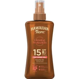 Hawaiian Tropic Glowing Protection Dry Spray Oil SPF15 200ml