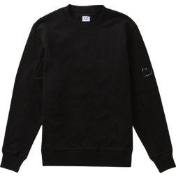 C.P. Company Diagonal Raised Fleece Sweatshirt - Black