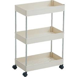 Floor Standing Beige Rullbord 3st