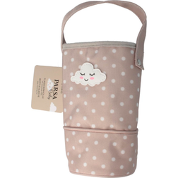 Parsa Baby Eristetty termospussi tuttipulloille beige, pilvikirjonta