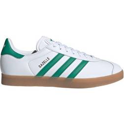 Adidas Gazelle - Cloud White/Bold Green/Gold Metallic