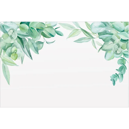 Klebefieber Eucalyptus Ornament Green Fensterfolie