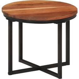 vidaXL Solid Acacia Wood Natural Table Basse 35x35cm