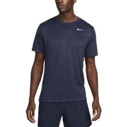 Nike Men's Dri-FIT Legend Fitness T-shirt - Dark Obsidian/College Navy/Heather/Matte Silver