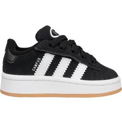 Adidas Campus 00s Comfort Closure Elastic Lace Shoes Core Black Cloud White Gum 1/2