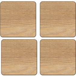 Creative Top Oak Veneer Coaster 4pcs