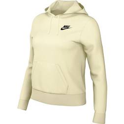 Nike Sportswear Club Fleece Women's Pullover Hoodie - Coconut Milk/Black