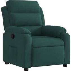 vidaXL Velor Dark Green Armchair 100cm