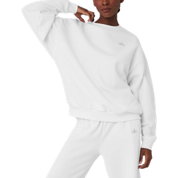 Alo Accolade Crewneck Neck Pullover - White