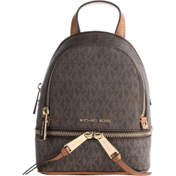 Michael Kors Rhea Mini Logo Backpack - Brown