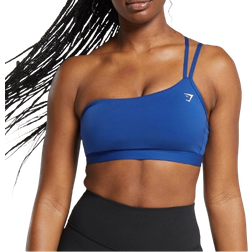 Gymshark One Shoulder Sports Bra - Wave Blue