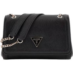 Guess Noelle Saffiano Mini Crossbody Bag - Black