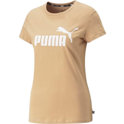 Puma Essentials Logo Women's Tee - Dusty Tan