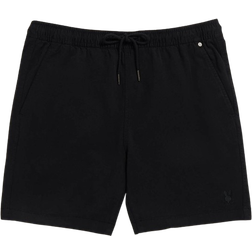 Psycho Bunny Mens Willis Stretch Short - Black