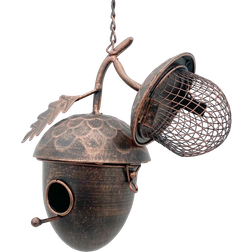 Dakota Fields Brettney Metal Hanging Decorative Bird Feeder 45x15x10cm