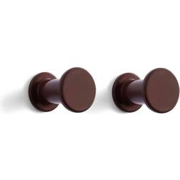 Hay Bolt Dark Brown Coat Hook 2.8cm 2pcs