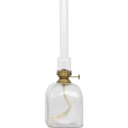 Strömshaga Elisabeth Clear/Transparent/Antique Brass Oljelampa 33cm