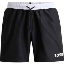 HUGO BOSS Starfish Quick Dry Swim Shorts - Black