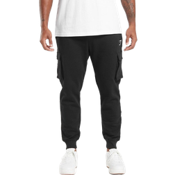 Gymshark Crest Cargo Joggers - Black