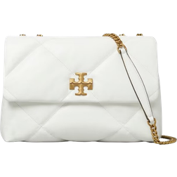 Tory Burch Medium Kira Diamond Quilt Convertible Shoulder Bag - Blanc