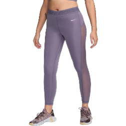 Nike Women's Mid Rrise 7/8 Mesh Panel Leggings - Daybreak/White