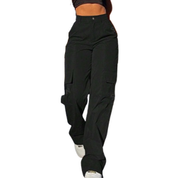 Shein Cargo Trousers with Side Flap Pockets