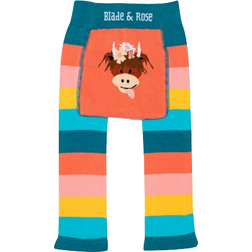 Blade & Rose Bonnie Highland Cow Leggings - Orange/Blue/Yellow/Pink