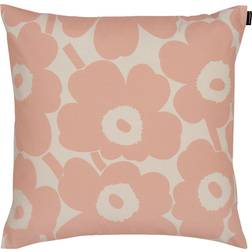 Marimekko Pieni Unikko Copricuscino Bianco, Rosa (50x50cm)