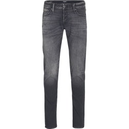 Jack & Jones Men's Jjiglenn Jjicon Slim Fit Jeans - Black Denim