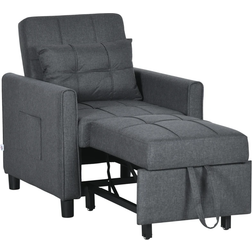 Homcom 839-670V80GY Gray Armchair 33.5"