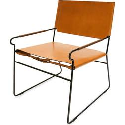 OX Denmarq Next Rest Hazelnut Leather/Black Steel Stol