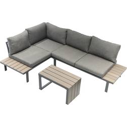 Outdoor Essentials Tuscany Corner Outdoor Lounge Set, 1 Table incl. 2 Sofas