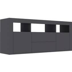 vidaXL Chipboard Grey Mueble de TV 120x50cm