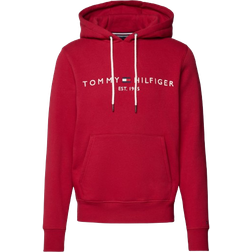 Tommy Hilfiger Logo Embroidery Regular Fit Hoody - Royal Berry