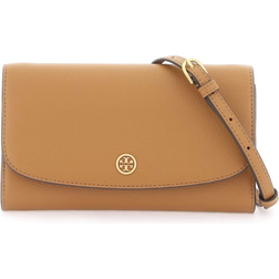 Tory Burch Robinson Pebbled Chain Wallet - Tiger's Eye