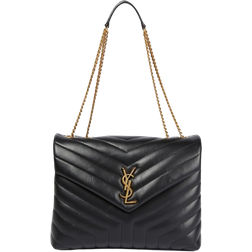 Saint Laurent Loulou Medium Shoulder Bag - Black