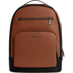 Coach Ethan Backpack - Leather/Gunmetal/Saddle