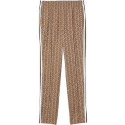 Lacoste Jacquard Paris Monogram Training Bottom - Beige/Brown