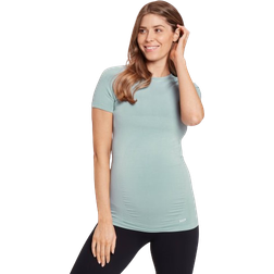 MP Women's Maternity Seamless Short Sleeve T-shirt Ice Blue