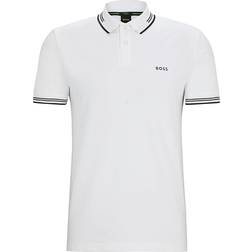 BOSS Paul Slim Fit Polo Shirt - White