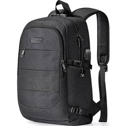 Tzowla Travel Laptop Backpack - Black