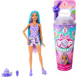 Barbie Pop Reveal Fruit Series Grape Fizz Doll