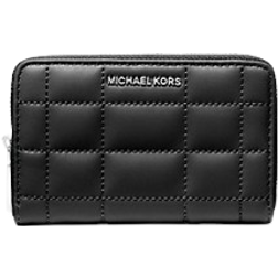 Michael Kors Small Quilted Leather Wallet - Black