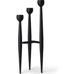 Spring Copenhagen Apollo Black Candlestick 12.6"
