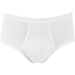 Calida Twisted Cotton Brief - White