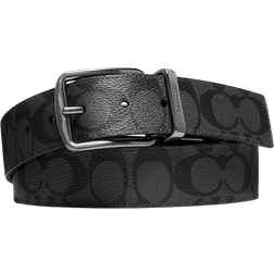 Coach Wide Harness Cts Reversible Belt - Grey